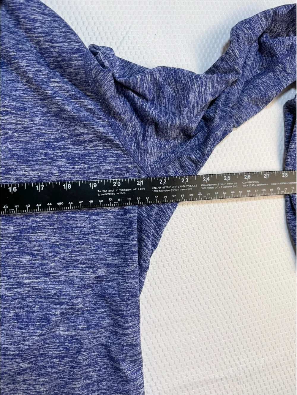 Nike Running Mens XL Dri-FIT Element 1/2 Zip Blue Heather Athletic Pullover